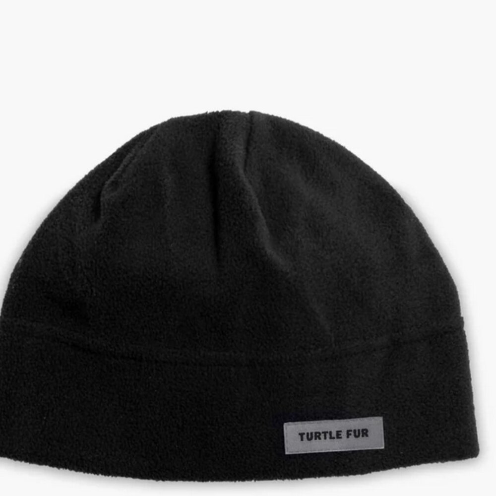 Chelonia 150 Beanie Navy Blue, Black All Season Fleece New With Tags- Set of 2 - Picture 3 of 6
